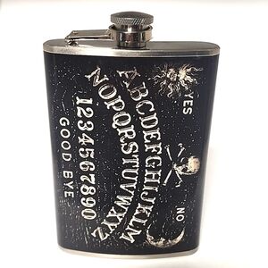 Stainless Steel Ouija Board Design Flask